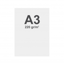 Standardowy materiał wielowarstwowy PP 220g/m2, powierzchnia matowa, A4
