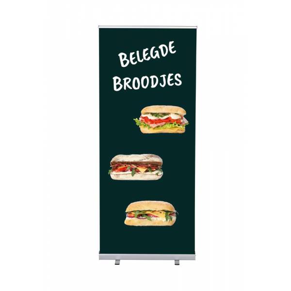 Roll-Banner Budget 85 cm z motywem Kanapki, holenderski