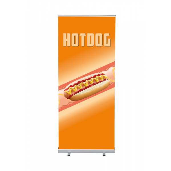 Roll-Banner Budget 85 cm z motywem Hot Dog, angielski