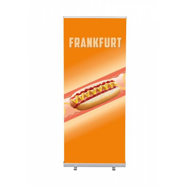 Roll-Banner Budget 85 cm z motywem Hot Dog, hiszpański