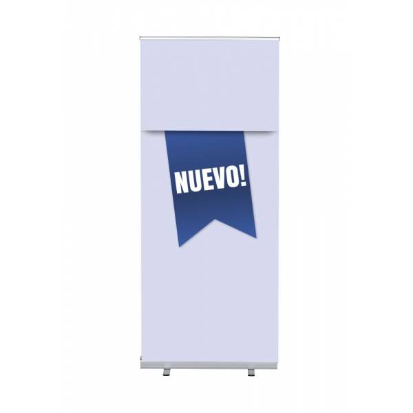 Roll-Banner Budget 85 cm z motywem Nowość, hiszpański, niebieski