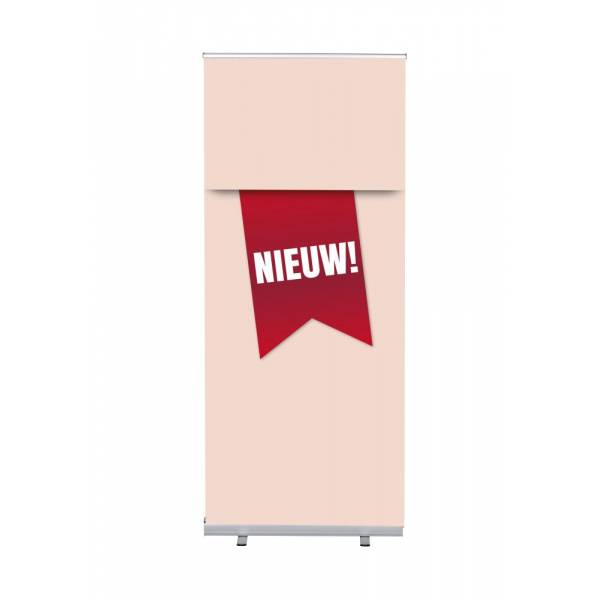 Roll-Banner Budget 85 cm z motywem Nowość, holenderski, czerwony