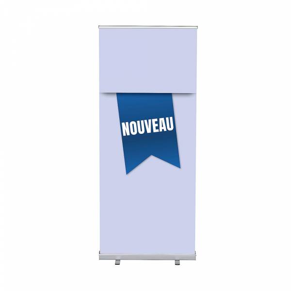 Roll-Banner Budget 85 cm z motywem Nowość, Francuski, niebieski