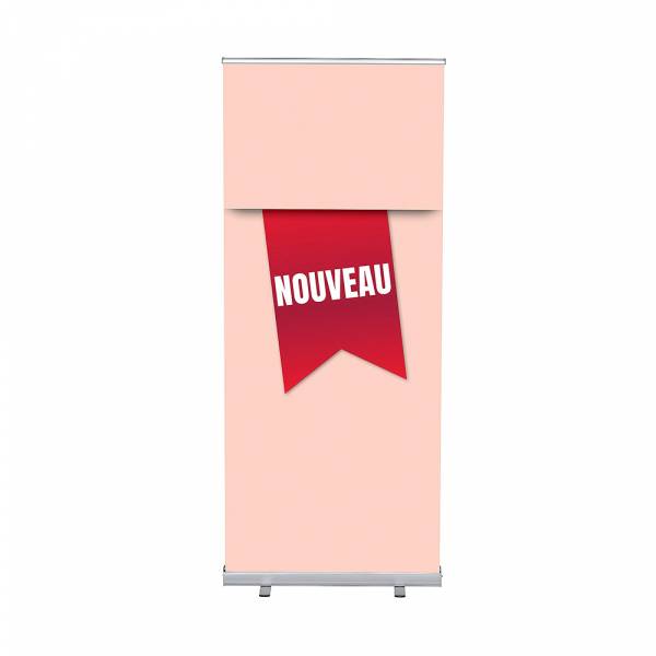 Roll-Banner Budget 85 cm z motywem Nowość, Francuski, czerwony