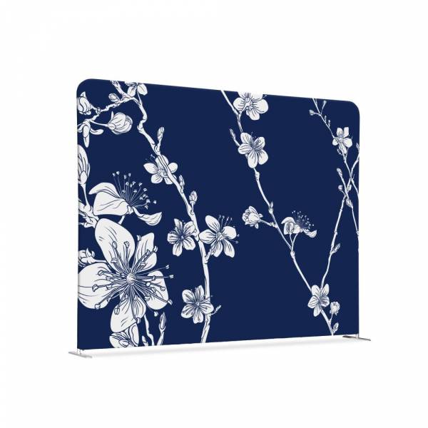 Przegroda Tekstylna 150-150 Podwójna abstrakcyjna japońska wiśnia niebieski